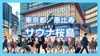 【恵比寿】東京のど真ん中で感じる鹿児島の風「サウナ桜島」